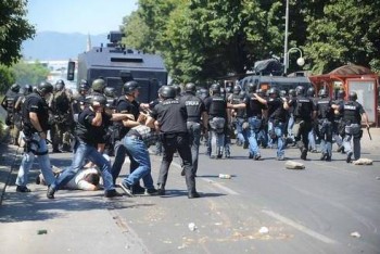 protesta shqiptaret maqedoni