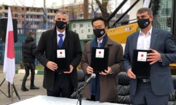 Japonia dhuron një buldozer për deponinë e Dragashit